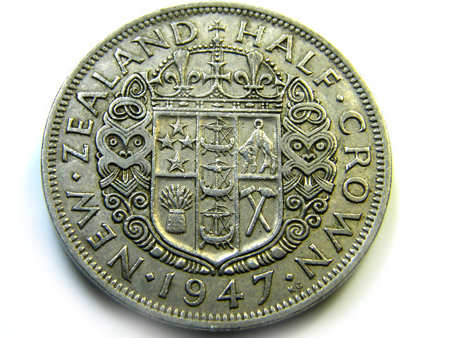 1947 HALF CROWN COIN J538