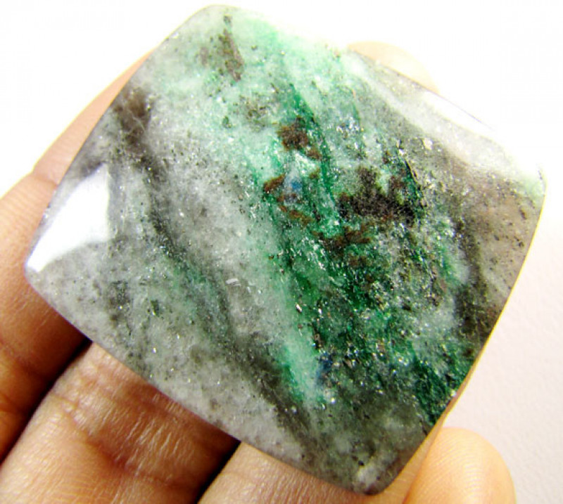 fuchsite gemstone cabochon