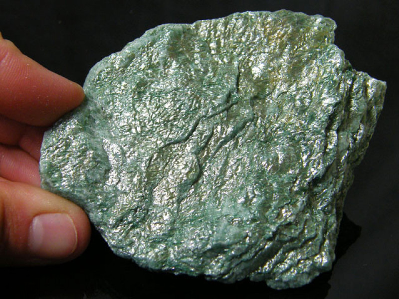 fuchsite gemstone rough specimen