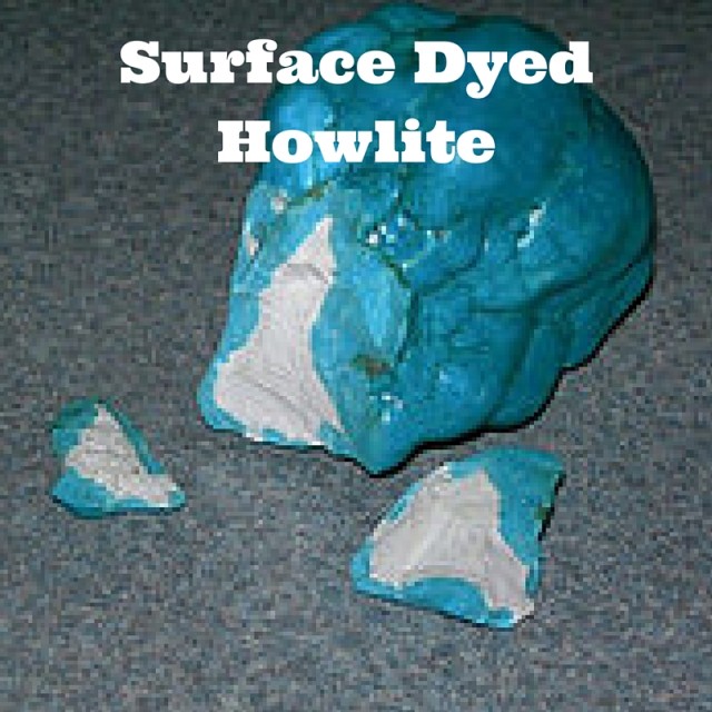 surface dyed howlite Turquoise imitation