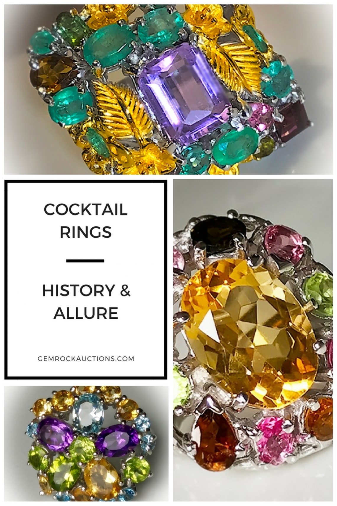 Cocktail Rings - History and Allure  Gem Rock Auctions