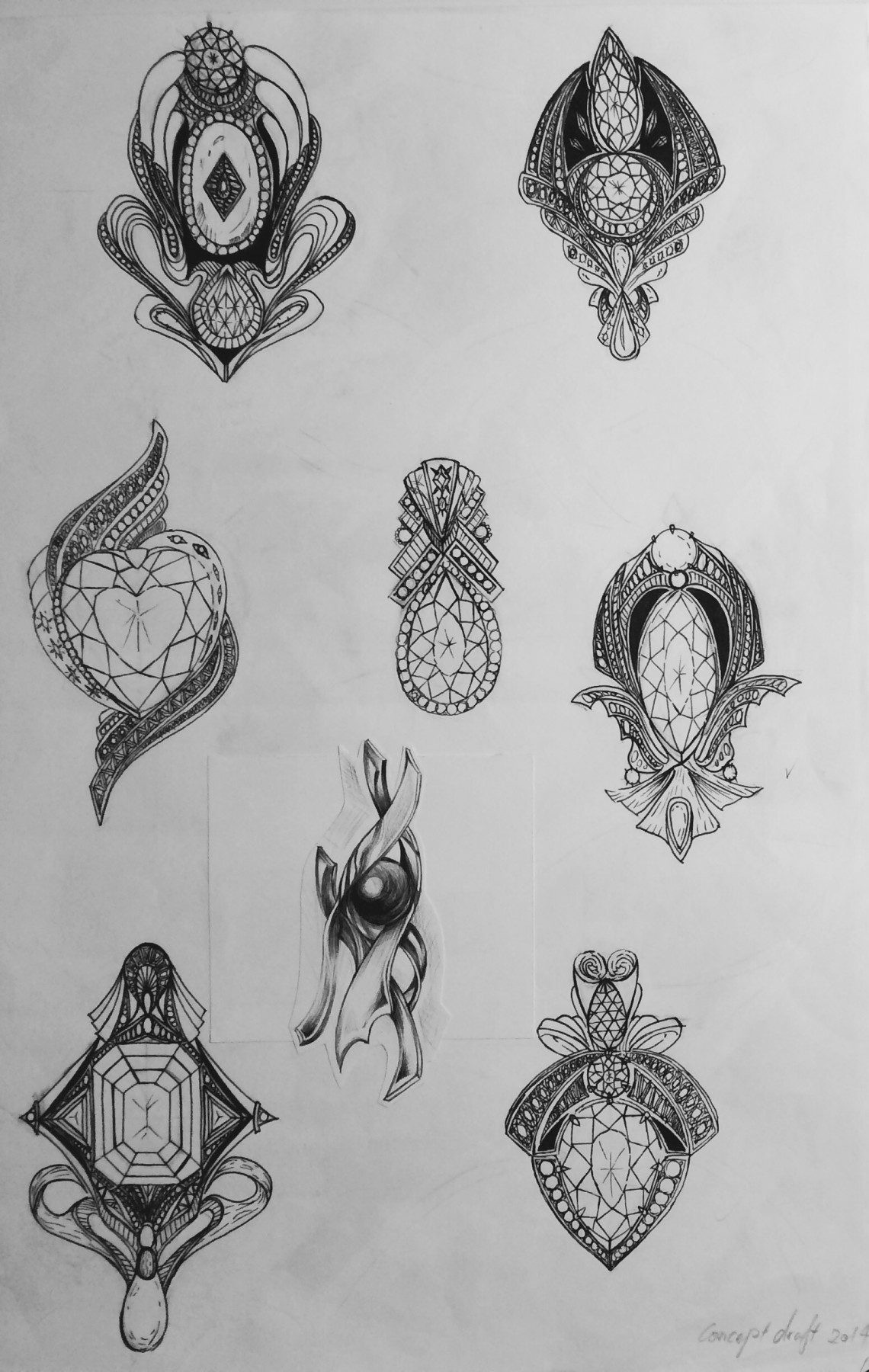 2017 Jewlery Drawings Awards Submissions