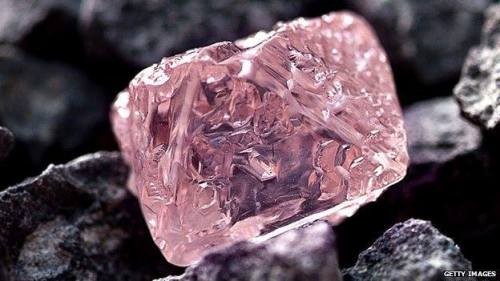 rough pink diamond