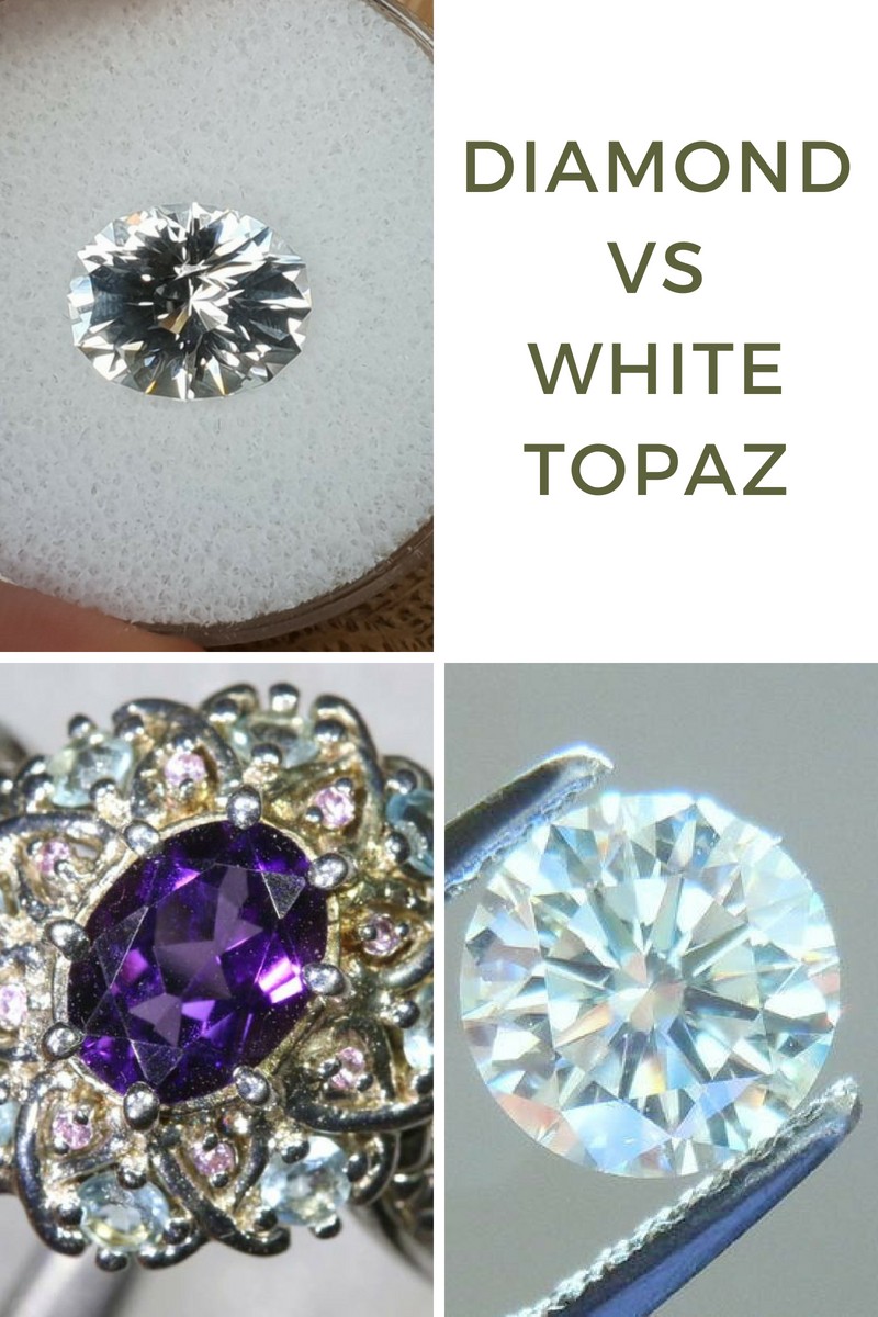 Weißer Topas vs. Diamant. Welcher ist besser?