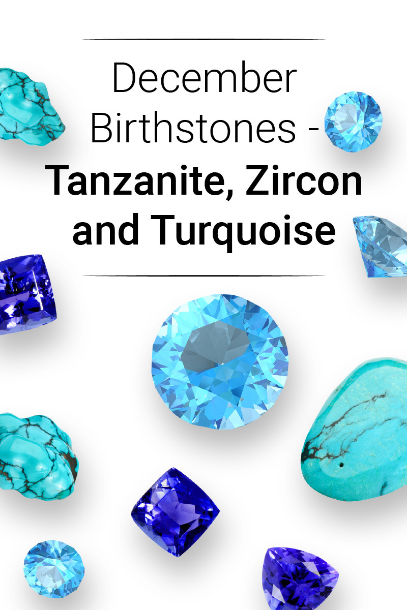 December Birthstone Tanzanite Zircon And Turquoise Gem Rock Auctions