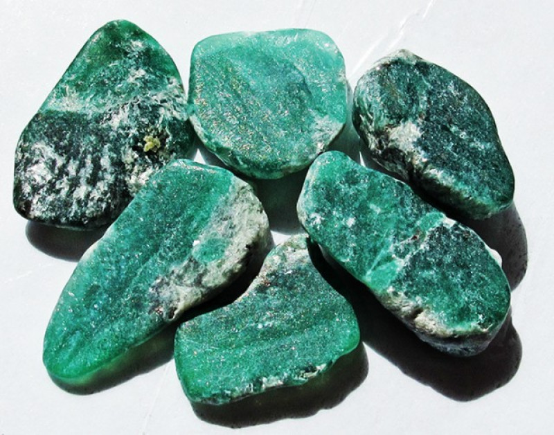 verdite gemstone rough specimens