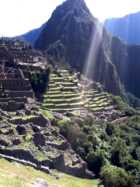 Crystals On Death Hike Mountain Beside Machu Picchu