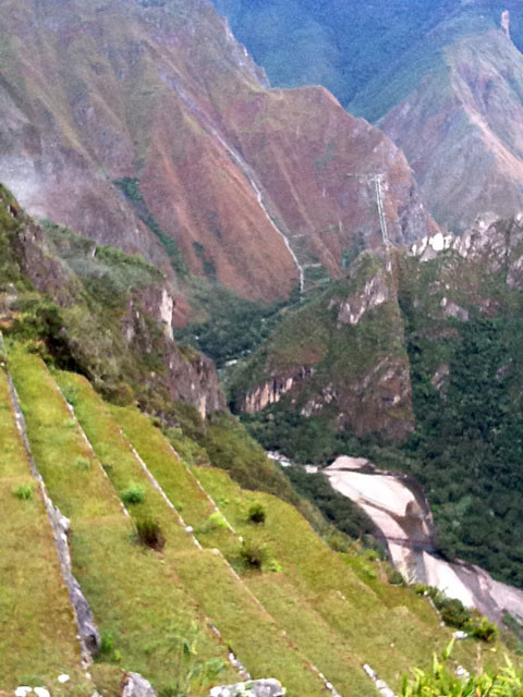 Crystals On Death Hike Mountain Beside Machu Picchu