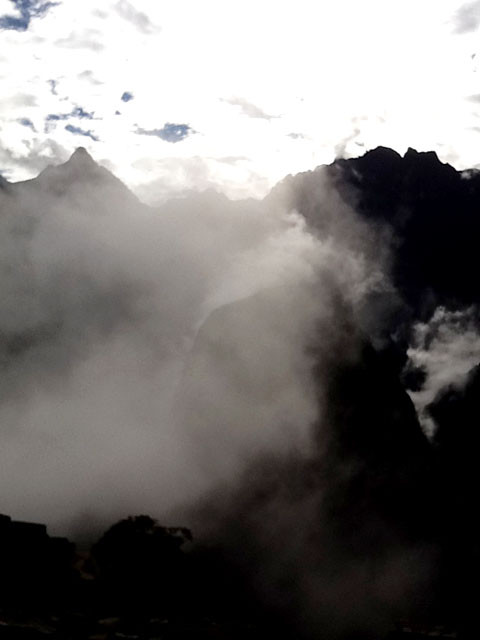 Crystals On Death Hike Mountain Beside Machu Picchu