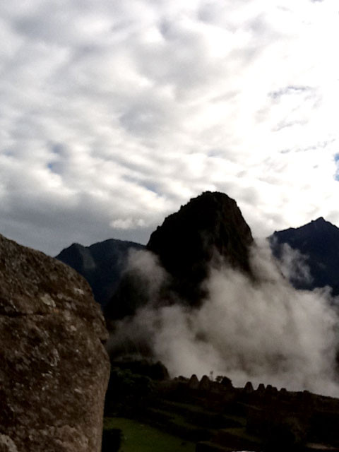 Crystals On Death Hike Mountain Beside Machu Picchu