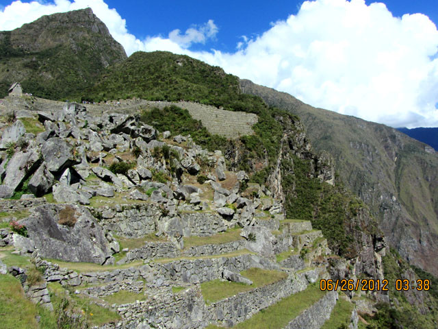 Crystals On Death Hike Mountain Beside Machu Picchu