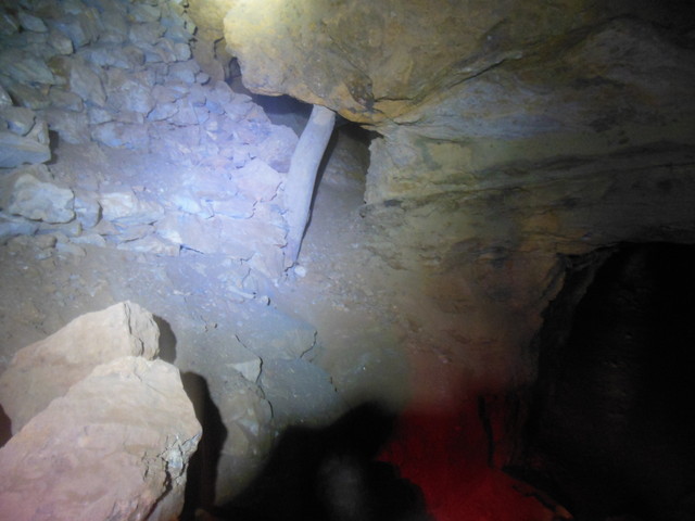 Mining For Mineral specimens In  Ancient  Greek Mine at Attica