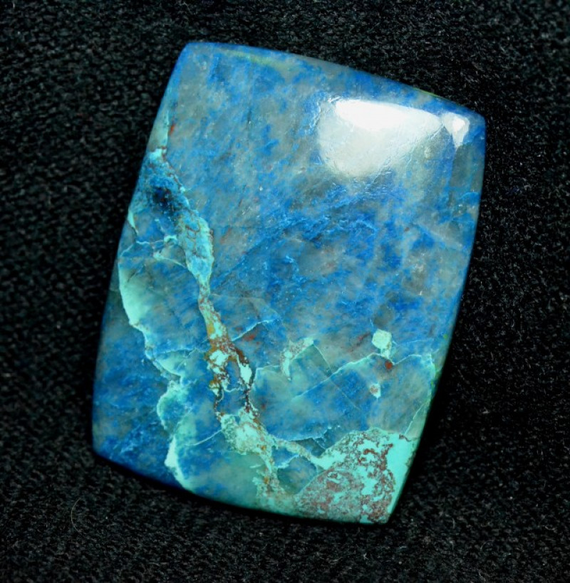 blue azurite gemstone