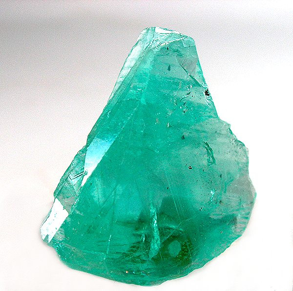 bright green phosphophyllite crystal rough