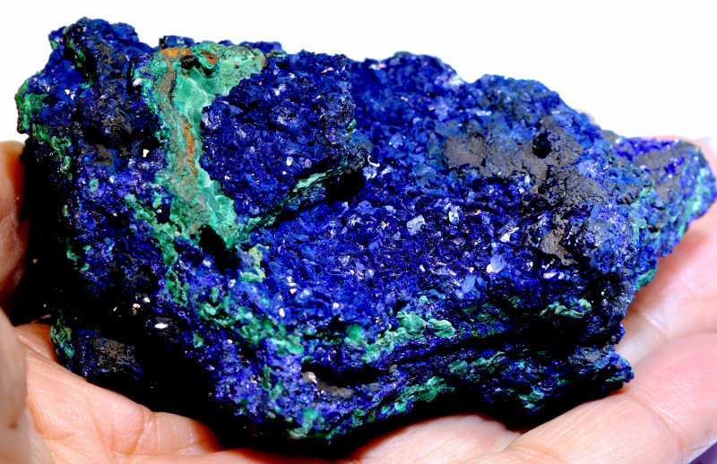 Azurite Mineral Information photos and Facts, blue copper Ore