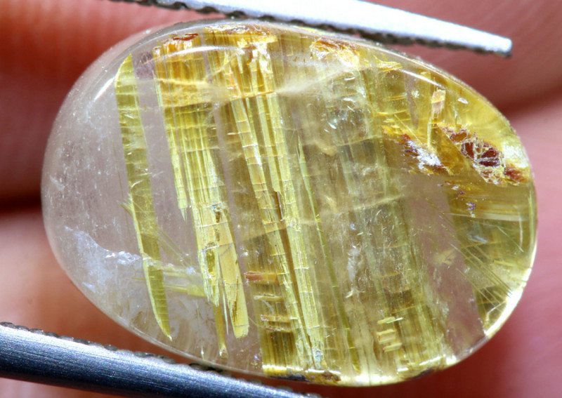 Rutile Quartz cabochon Rutile Quartz cabochon
