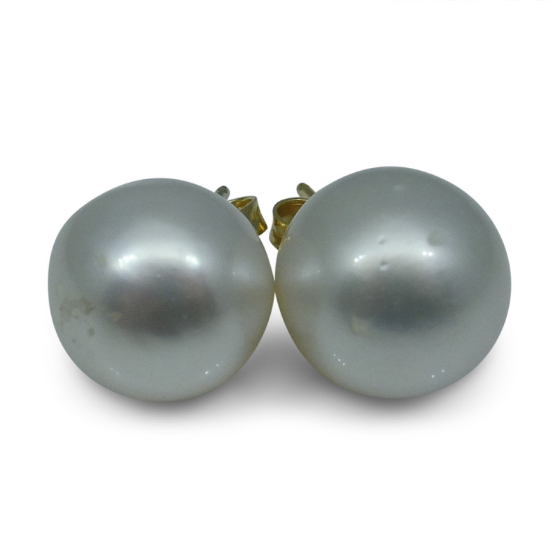 12mm south sea pearl earrings