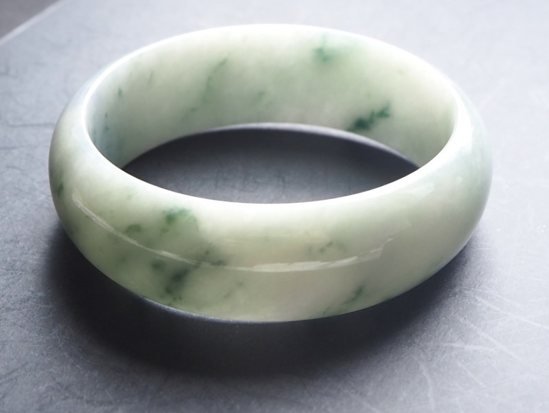 Natural Type A Jadeite Jade beaded Elastic bracelet Traditional Chinese artReady to shipstyle962