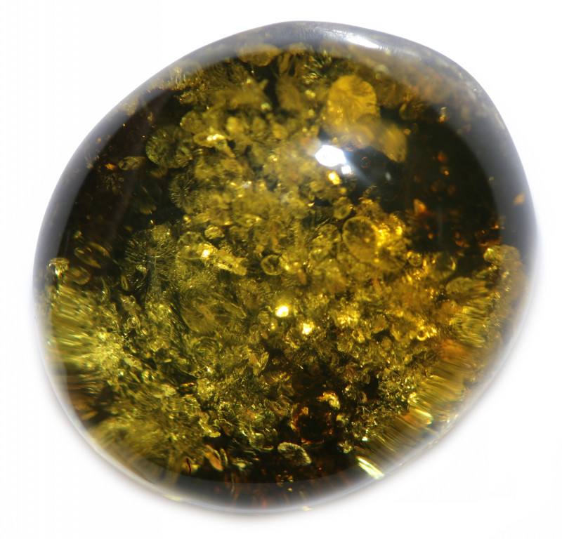 40 Cts Green Amber Gemstones AM 1728