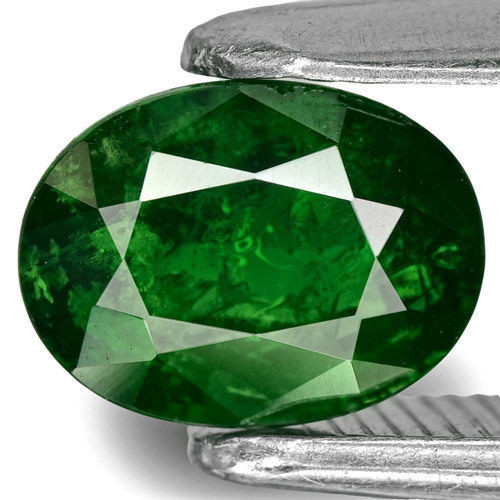 Kenya Tsavorite 1.04 Carats, Dark Green Oval