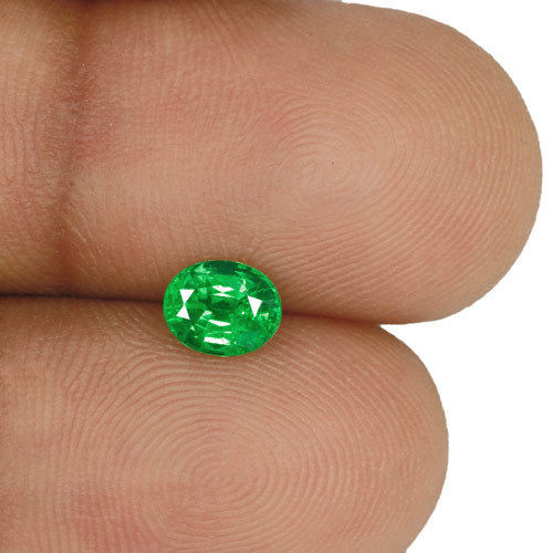 Kenya Tsavorite 0.89 Carats, Bright Green