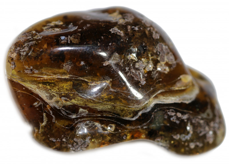 169 Cts Tumbled Polished Rough Amber AM 1894