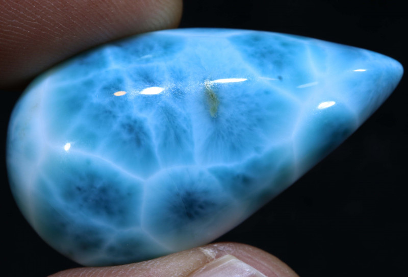 larimar polished stone