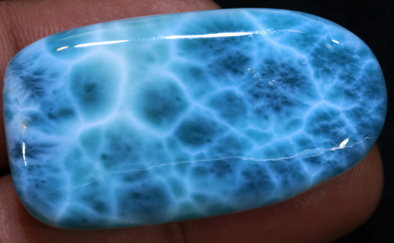 blue larimar gemstone