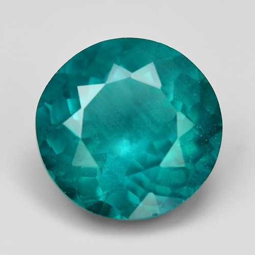 4.02 Cts Un Heated Natural Green Apatite Loose Gemstone
