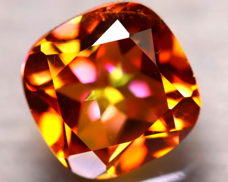 Topaz 4.94Ct Natural IF Vivid Orange Topaz EF0610/A46