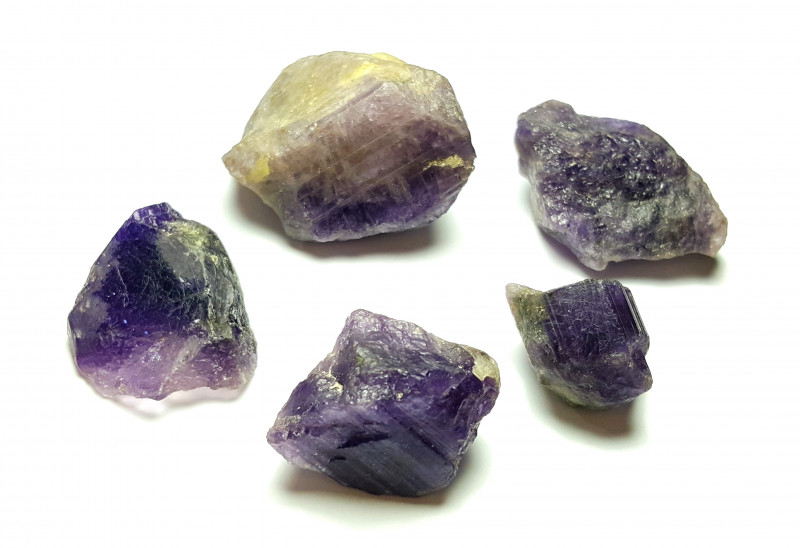 purple scapolite rough