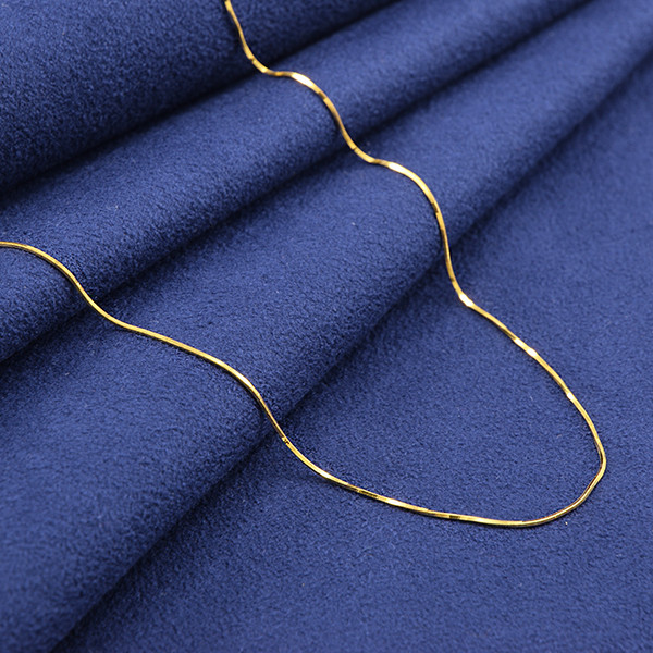 18kt SOLID Gold Snake Chain/Ultra thin 18inches