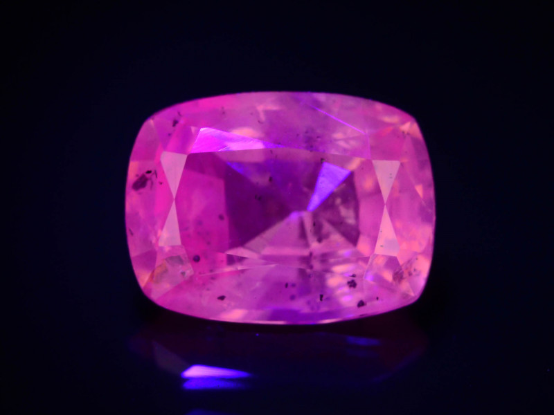 Rarest Fluorescent 1.50 CT Pink Color Sapphire