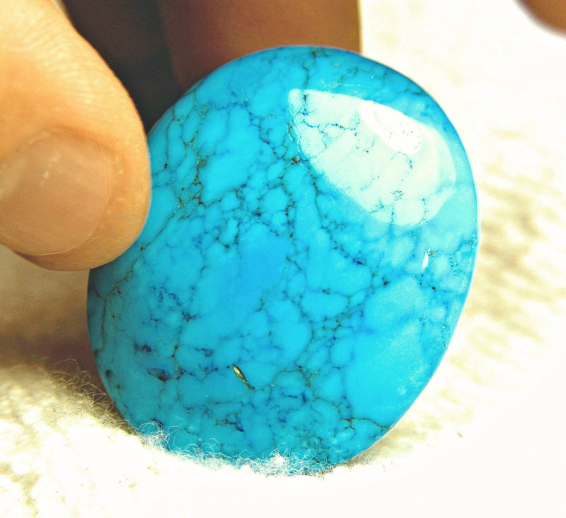 blue howlite cabochon