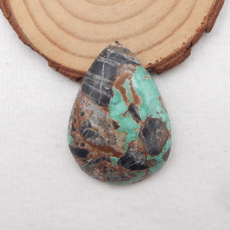 66.5cts Green Turquoise ,Handmade Gemstone ,Turquoise
