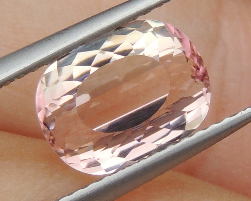 3.41cts, Certified Peach Tourmaline, No Treatment,