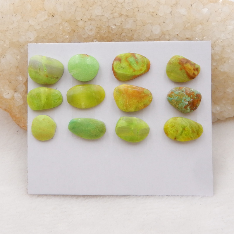 gaspeite gemstone cabochons parcel