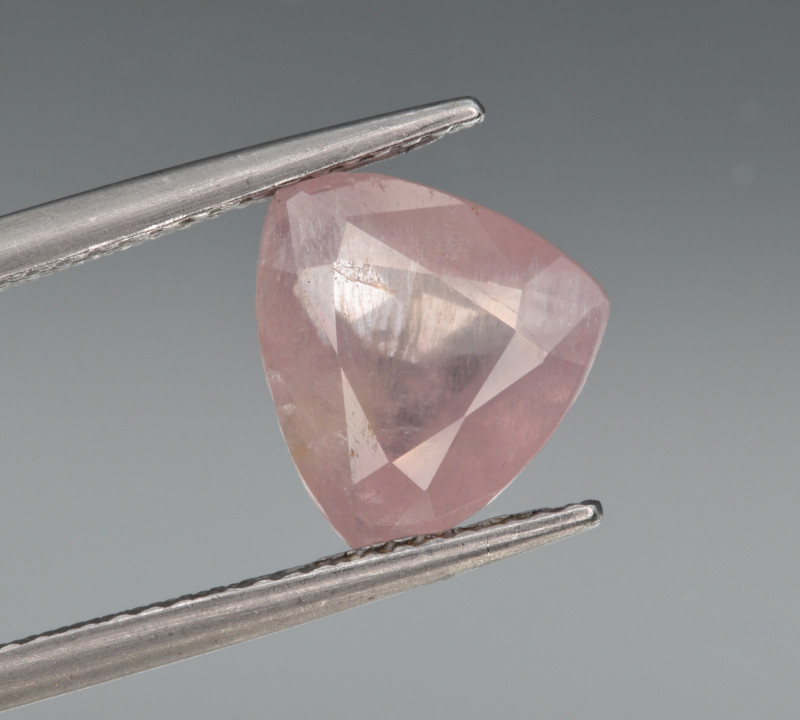 pink taaffeite gemstone faceted