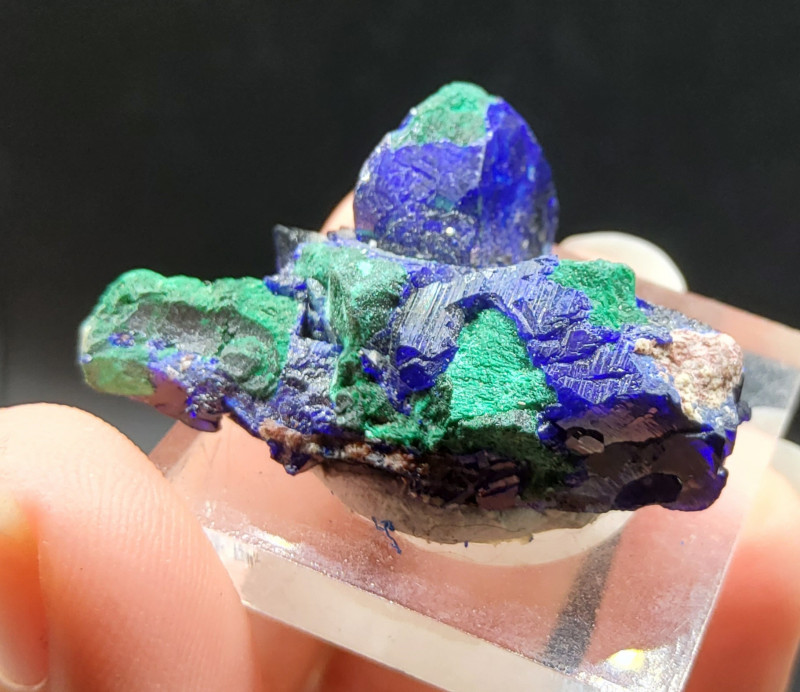 moroccan azurite-malachite specimen