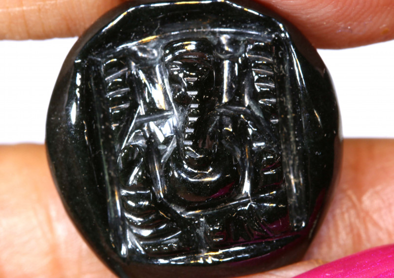 Black onyx carving