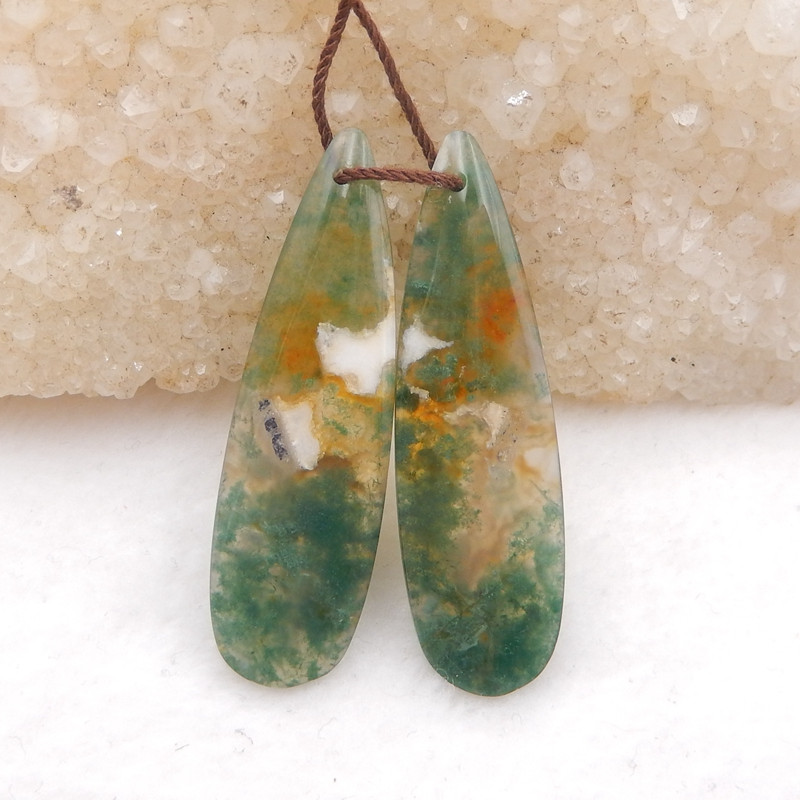 Moss Agate pair
