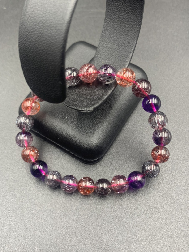 super seven gemstone beaded bracelet