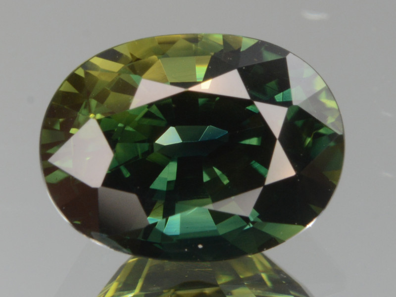 AAA Certified Natural Green-Blue Sapphire 3.64 Cts, From Madagascar