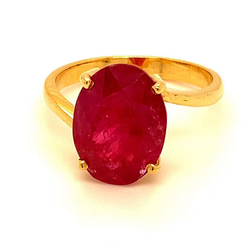 1.75Ct Natural Burmese Red Ruby Oval Shape Women Ring In 925 Silver 1.75Ct Natural Burmese Red Ruby Oval Shape Women Ring In 925 Silver