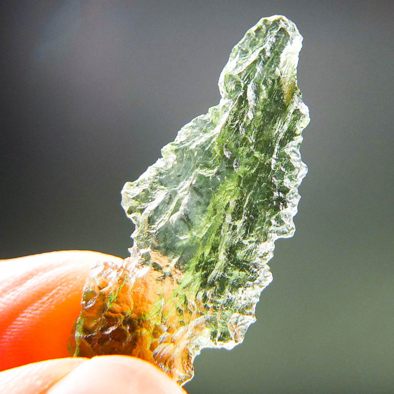 Moldavite Astronaut Pendant