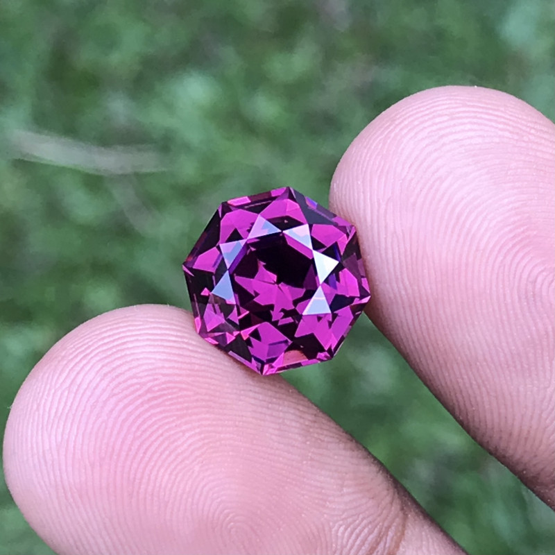 Rhodolite Garnet in Quartz & Schist Matrix Natural Tumbled Stones Pink  Garnet Polished Gemstones for Crafts or Crystal Grid One Stone 