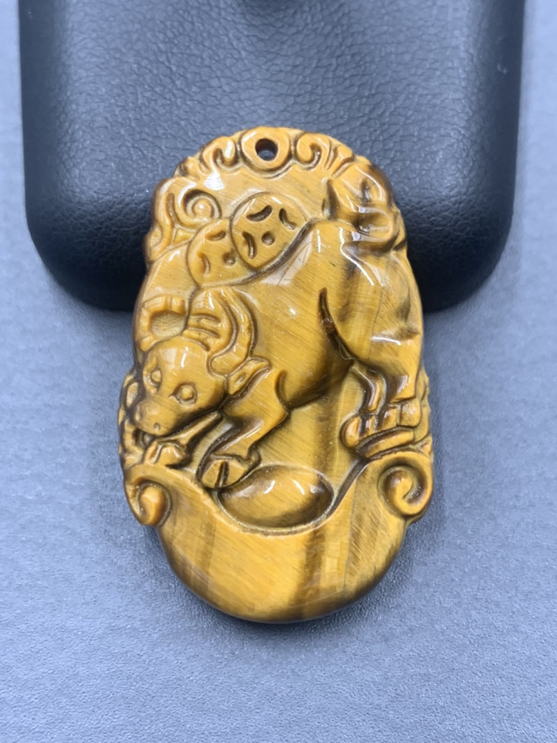 taurus birthstone carving