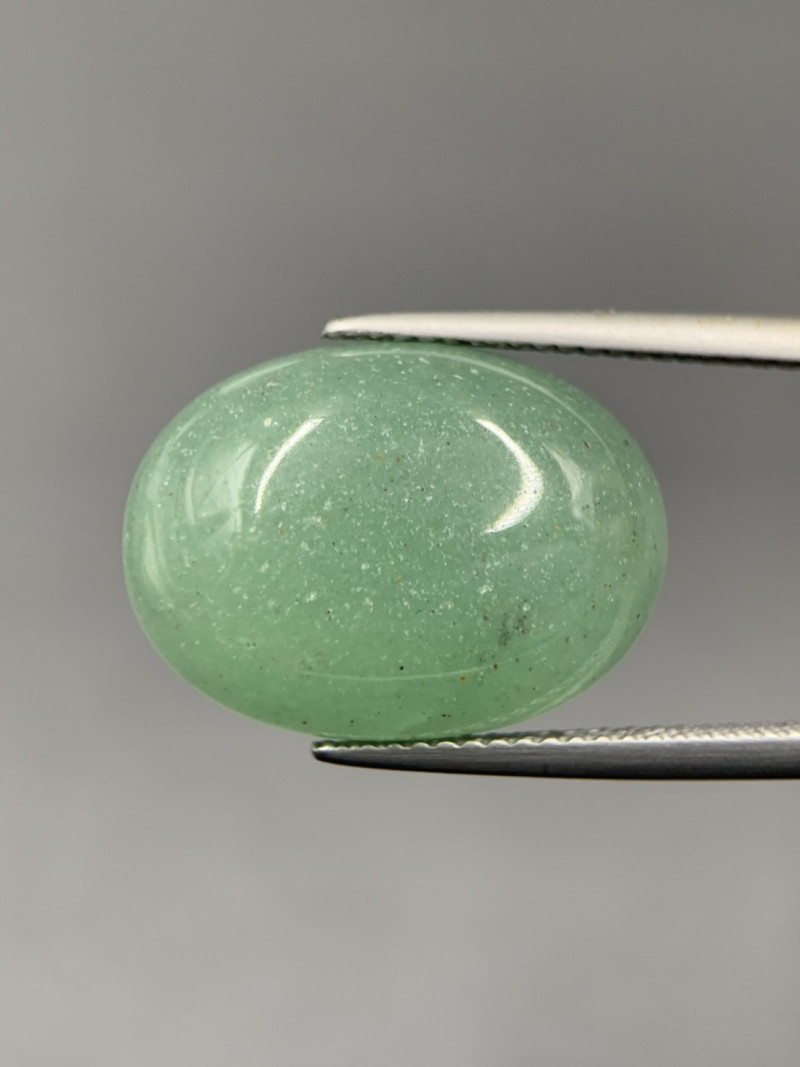 green aventurine gemstone cabochon