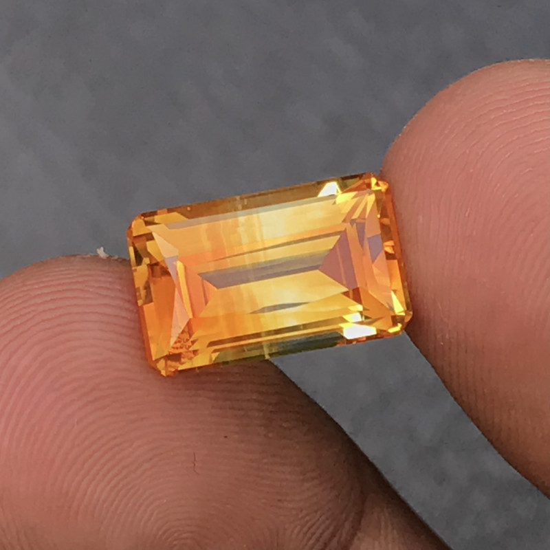 orange sapphire healing stone