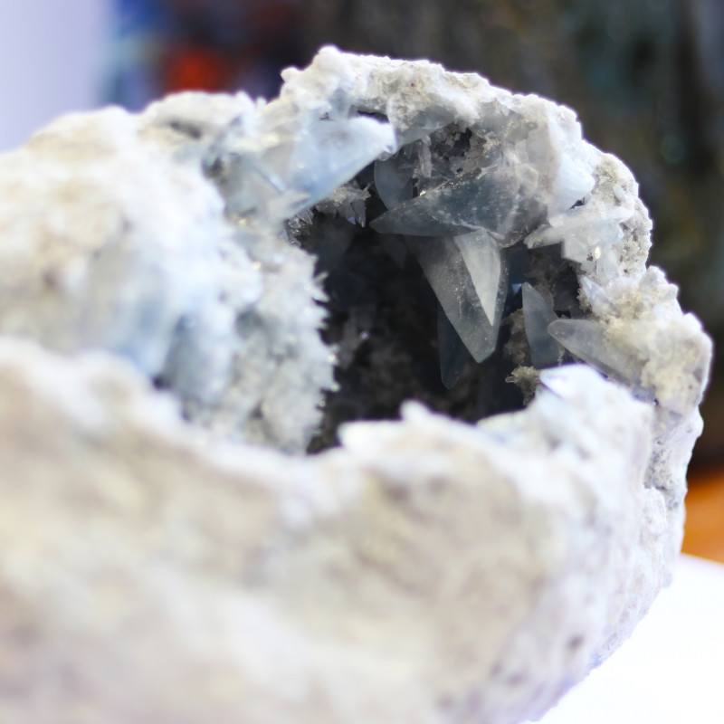 celestite rough crystal